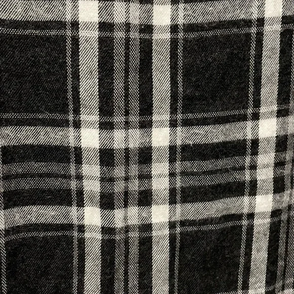 Zara White Black Plaid Trf Lace Trim V Neck Spaghettis - Picture 2 of 6